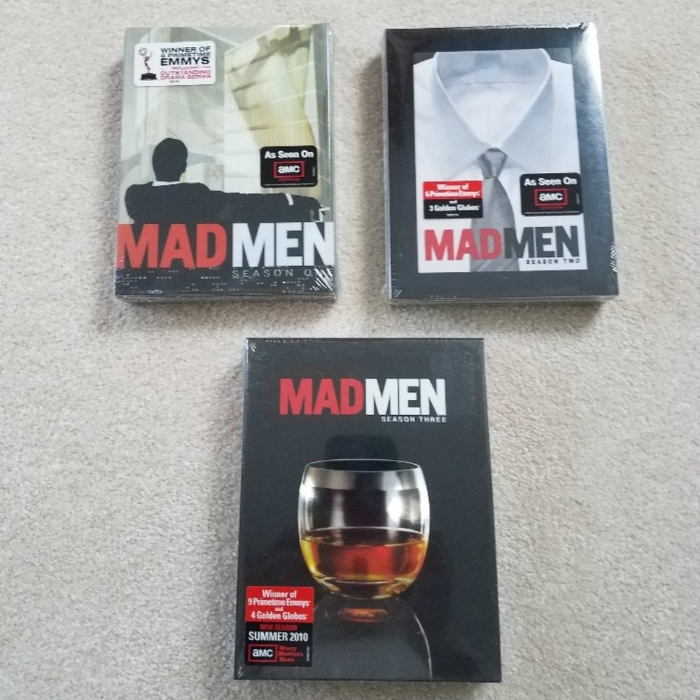Mad Men DVD Set Seasons 1, 2 and 3